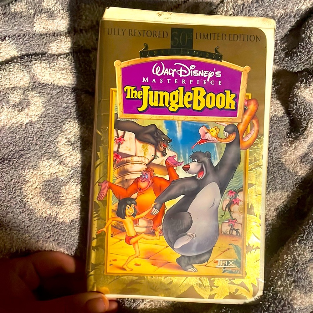 The Jungle Book VHS fully restored 39th anniversary limited edition Disney movie